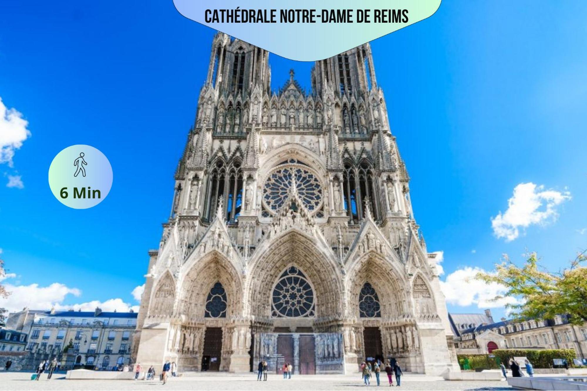 Passage Secret - Ideal Pro, Familles & Amis - Le Calme En Hypercentre - Wifi Haut Debit - Netflix - Machine A Laver - Gare, Cathedrale, Commerces & Restaurants A Moins De 10 Minutes A Pied Reims Eksteriør bilde